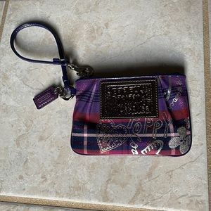 Coach poppy wristlet